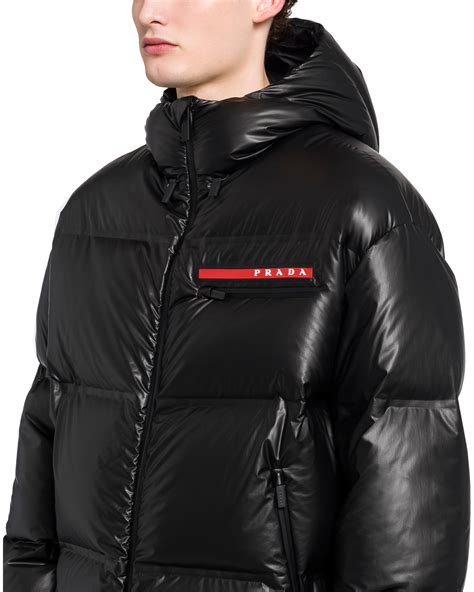 prada daunenjacke orange herren|prada puffer jacket.